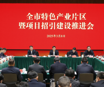 我市召开全市特色产业片区暨项目招引建设推进会