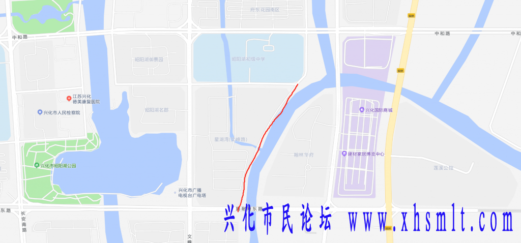 划红线的这条路