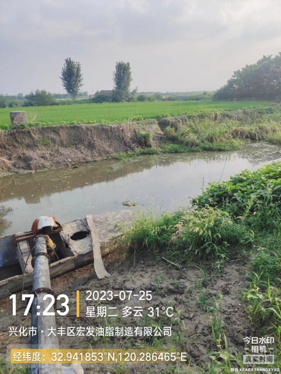 河道沟渠打水现状